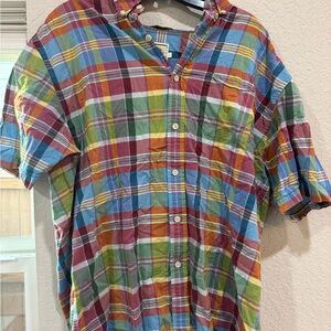 Pendleton Vibrant Plaid Button-Down Shirt